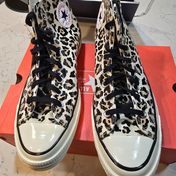 Converse A13436C Glow In The Dark Leo Sneakers In Leopard US MENS 10 NEW - Picture 6 of 16